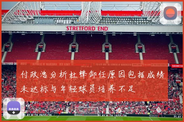 付政浩分析杜锋卸任原因包括成绩未达标与年轻球员培养不足